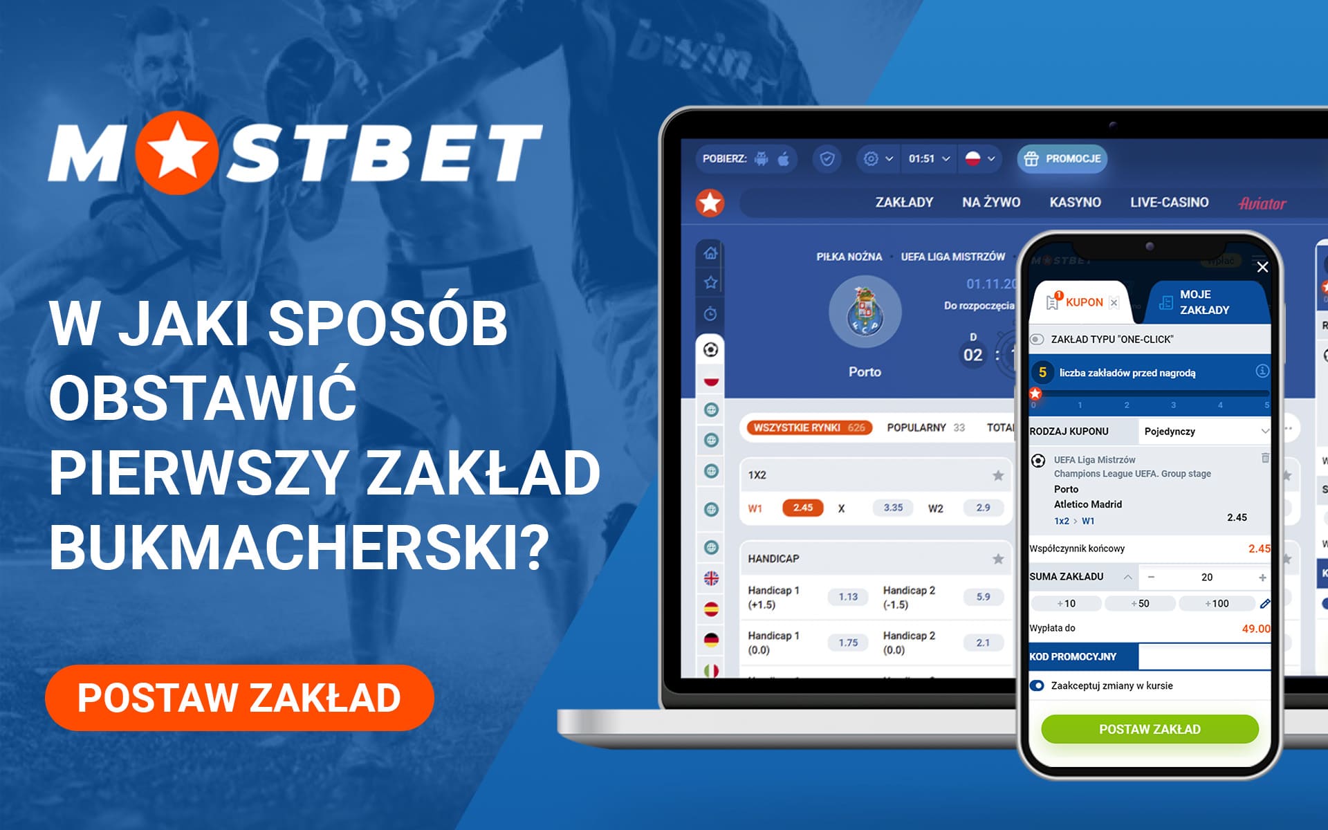 Jak obstawić pierwszy zakład bukmacherski